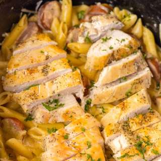 Crock Pot Cajun Chicken Alfredo