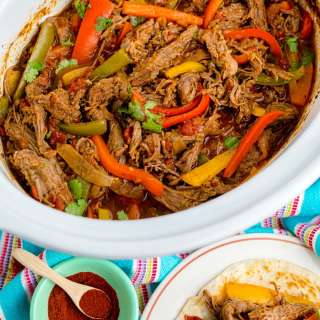 Crockpot Steak Fajitas