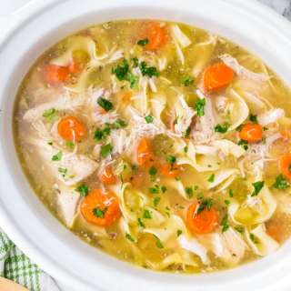 Crockpot Chicken Noodle Soup