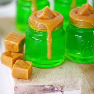 Caramel Apple Jello Shots