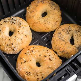 2 Ingredient Bagels (Air Fryer or Oven)