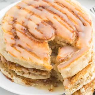 Cinnamon Roll Pancakes
