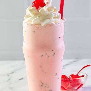 Copycat Chick-fil-A Peppermint Chip Milkshake