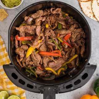 Air Fryer Steak Fajitas