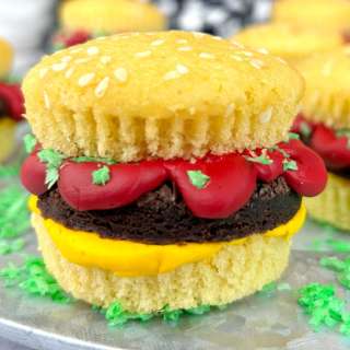 Hamburger Cupcakes