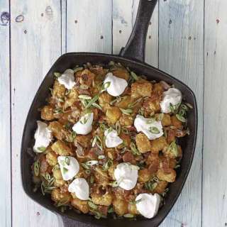 Crispy Loaded Tater Tots (James Coney Island Copycat)