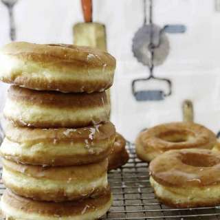 Copycat Krispy Kreme Glazed Donuts