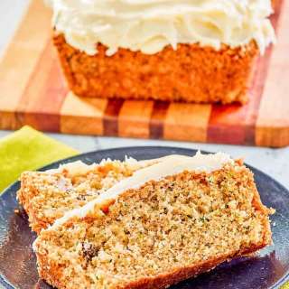 Mom's Classic Zucchini Nut Bread with Cream Cheese Frosting