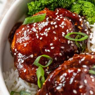 Honey Garlic Chicken Thighs (Slow Cooker)