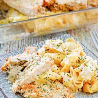 Olive Garden Asiago Tortellini Alfredo with Grilled Chicken