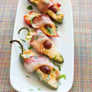Bacon Wrapped Little Smokie Jalapeno Poppers