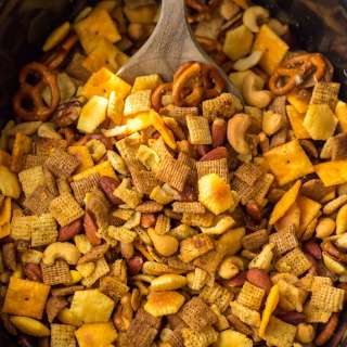 Chex Mix Recipe (Oven or Crockpot)