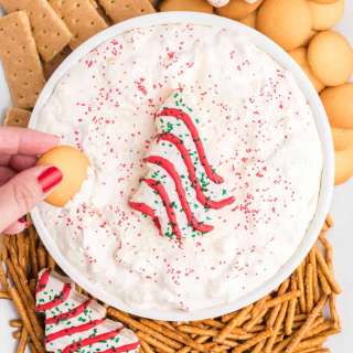 Christmas Tree Cake Dip
