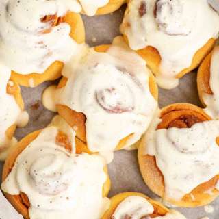 Maple Cream Cheese Cinnamon Roll Frosting