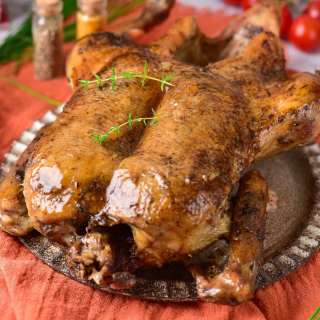 Roast Duck with Brown Sugar and Soy Glaze