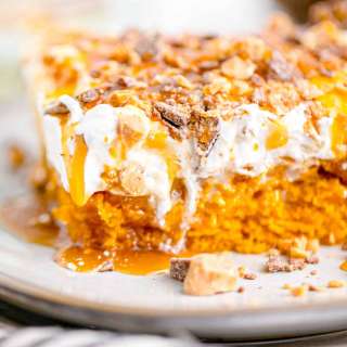 Pumpkin Poke Cake