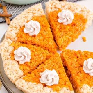 Pumpkin Pie Rice Krispie Treats