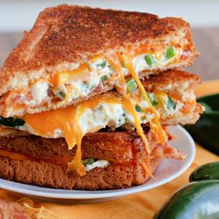 Jalapeno Popper Grilled Cheese Sandwiches
