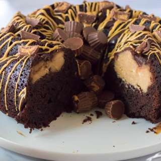 Chocolate Peanut Butter Bundt Cake