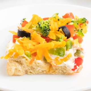 Crescent Roll Veggie Pizza