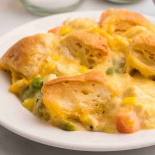 Chicken Pot Pie with Biscuits