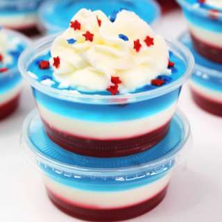 4th of July Jello Shots