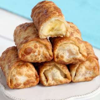 Peanut Butter Banana Egg Rolls