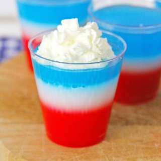 Red, White and Blue Jello Shots