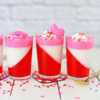 Valentine's Day Jello Parfait