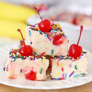Banana Split Fudge