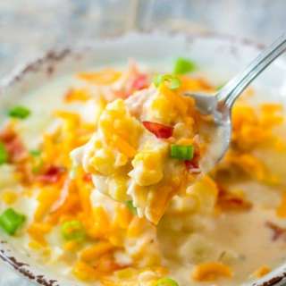 Slow Cooker Turkey Corn Chowder