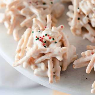 White Chocolate Haystack Cookies