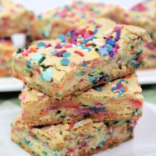 Cake Batter Blondies