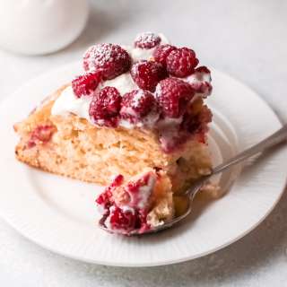 Raspberry Olive Oil Cake