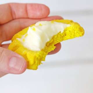 Lemon Cookies with Cream Cheese Frosting