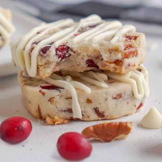 Cranberry Shortbread Cookies