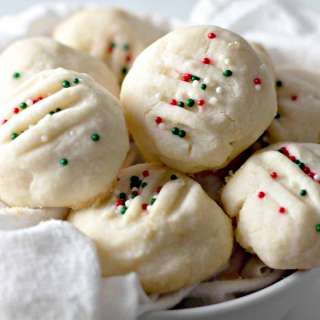 Whipped Shortbread Cookies