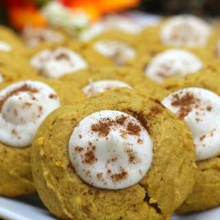 Pumpkin Thumbprint Cookies