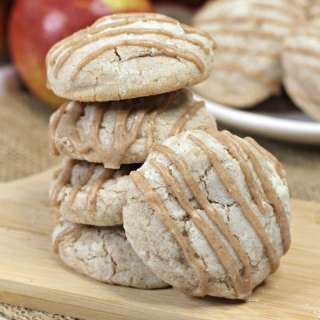Apple Spice Cookies with Spiced Glaze