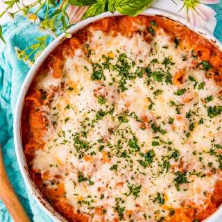 Meatball Pasta Bake