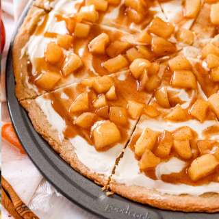 Caramel Apple Dessert Pizza