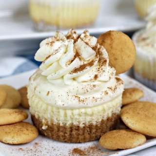Mini Banana Pudding Cheesecakes