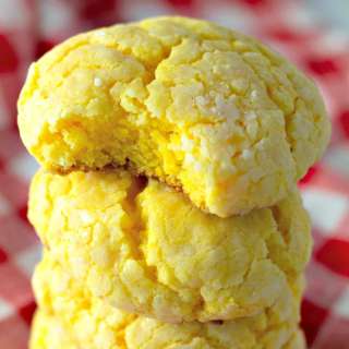 Lemon Cake Mix Cookies