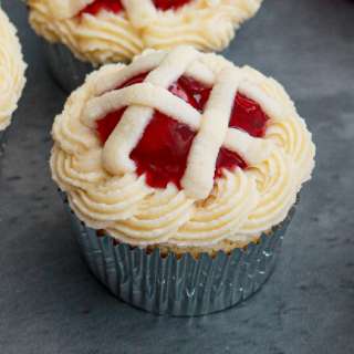 Cherry Pie Cupcakes