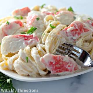 Crab Fettuccine Alfredo