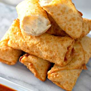 Crab Rangoon Egg Rolls