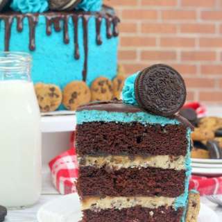 Cookie Monster Cake