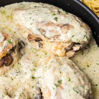 Mushroom Stuffed Chicken Breast