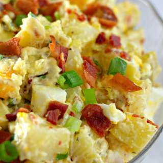 Dill Pickle Potato Salad with Bacon