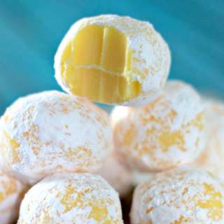 White Chocolate Lemon Truffles